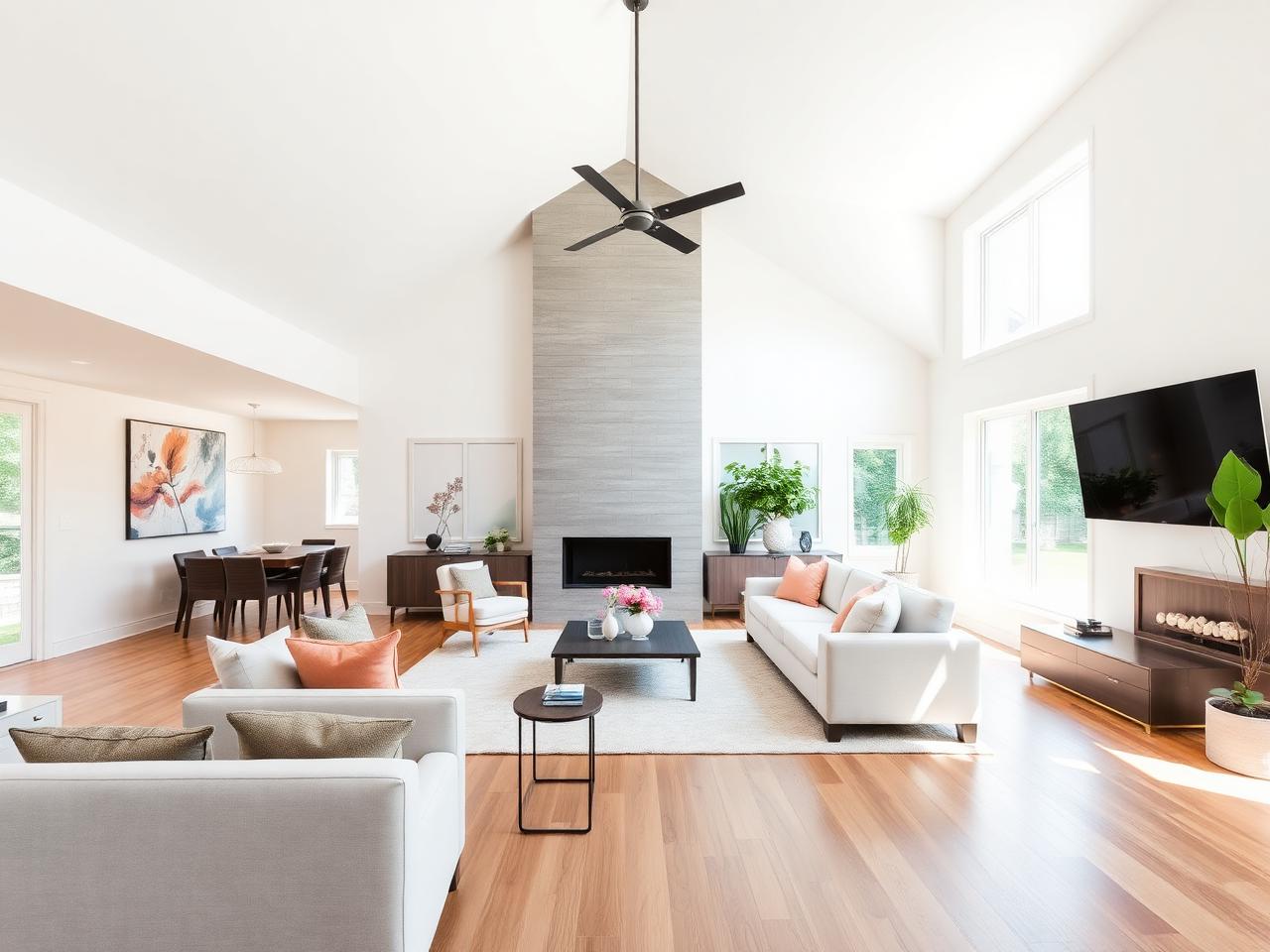 Living room remodel – after
